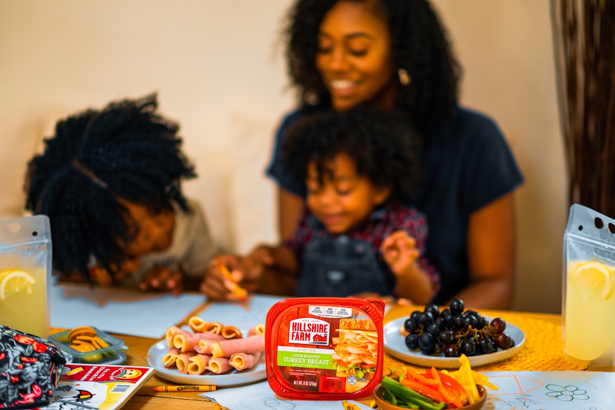 Préparation de repas sains pour enfants
